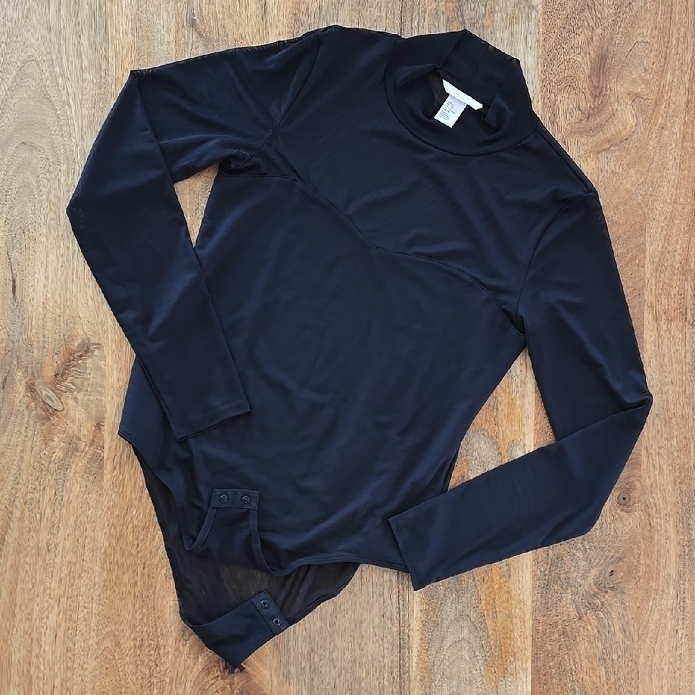 Black Long Sleeve Bodysuit